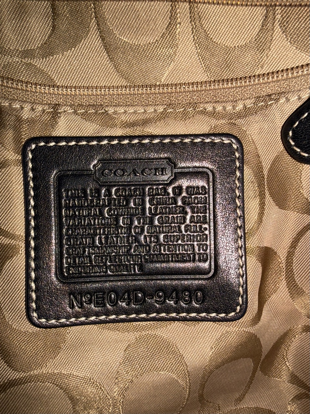 Coach Black Leather Crossbody Bag with Buckle Detail - Picture 6 of 6